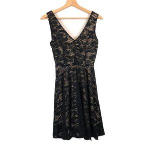 NWT Joe & Elle Black Crochet Lace Mini Dress M